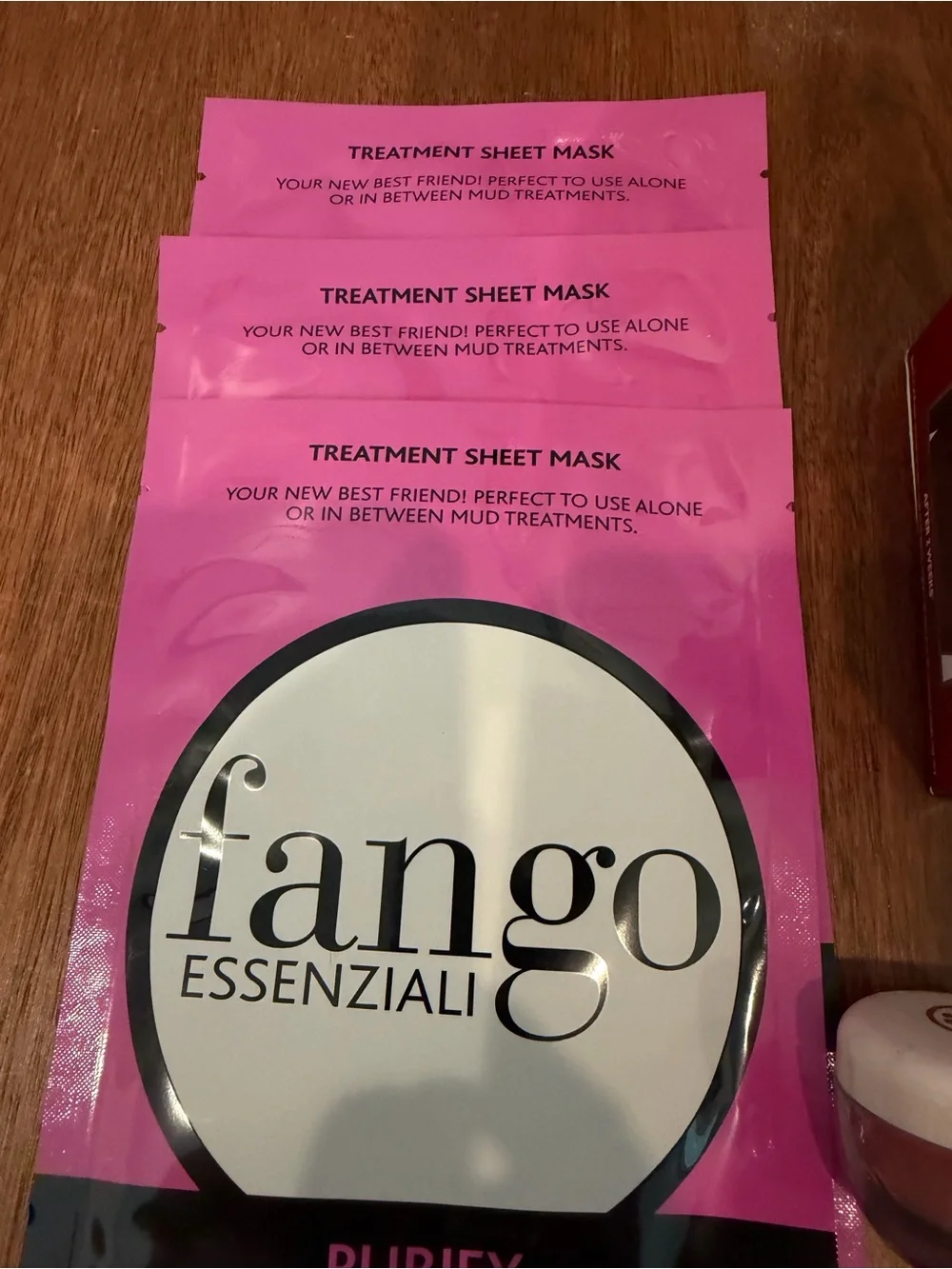 Fango Essenziali Purify Treatment Sheet Masks, Peter Thomas Roth firm, tacha lip